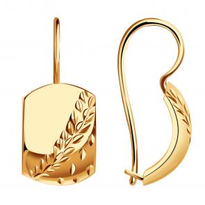 Золотые серьги МАГНАТ МА 011785 фото